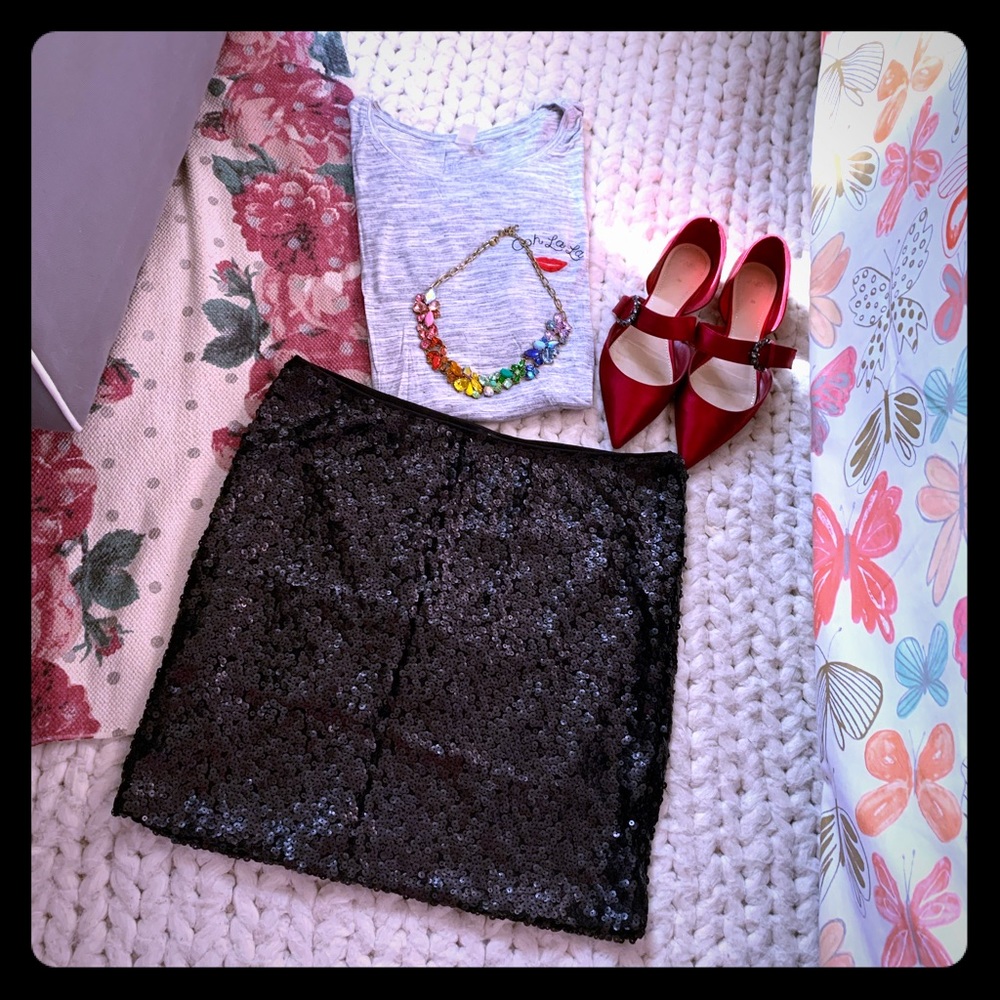 H&M Sequin Skirt